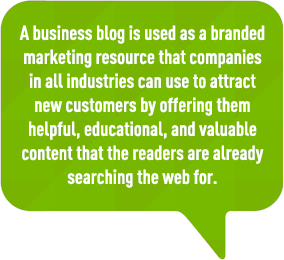 Definition of a business blog
