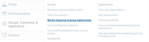 LinkedIn Privacy Settings