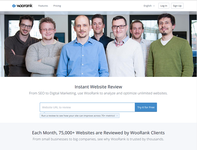 WooRank Website 