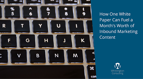 Re-Use a White Paper to Produce Inbound Marketing Content