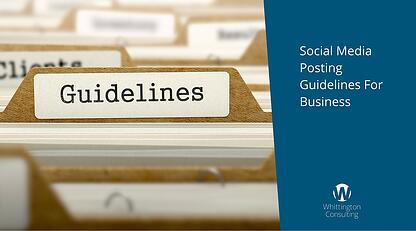 Social Media Posting Guidelines For Business