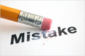 Eraser: Mistake