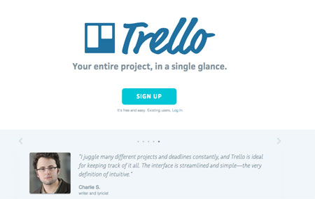 Trello call to action