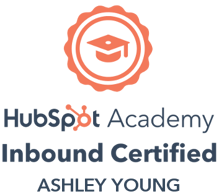 Ashley Young is Inbound Certified