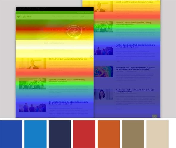 Website heatmap