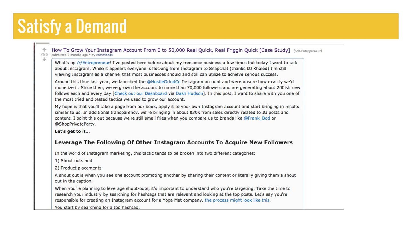 Slide: How to Grow Instragram Account article screenshot