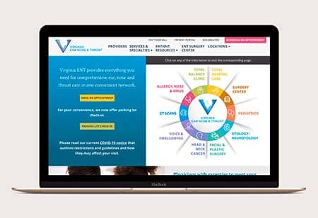 Virginia ENT Website Redesign and Inbound Marketing Case Study