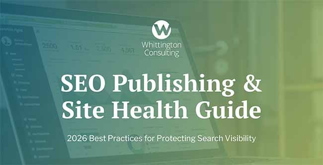 Cover image: 2026 SEO Publishing & Site Health Guide