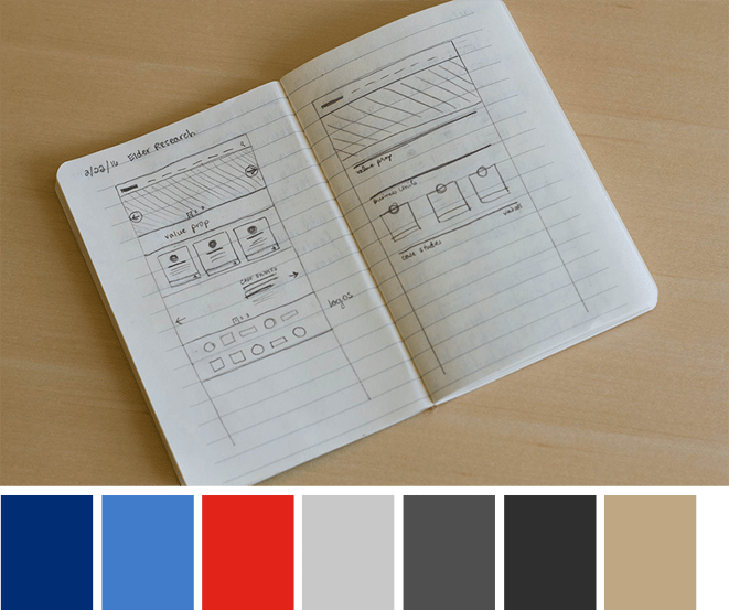 Sketches of Elder Research homepage