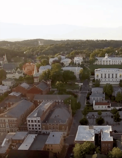 City of Staunton, Virginia aerial photo