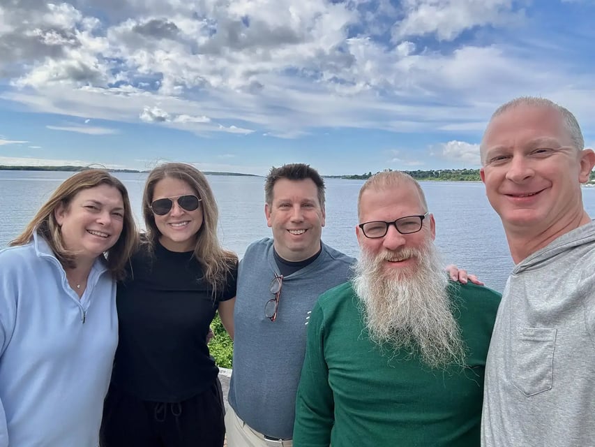 team photo from Portland, Maine, 2026 Spring Retreat