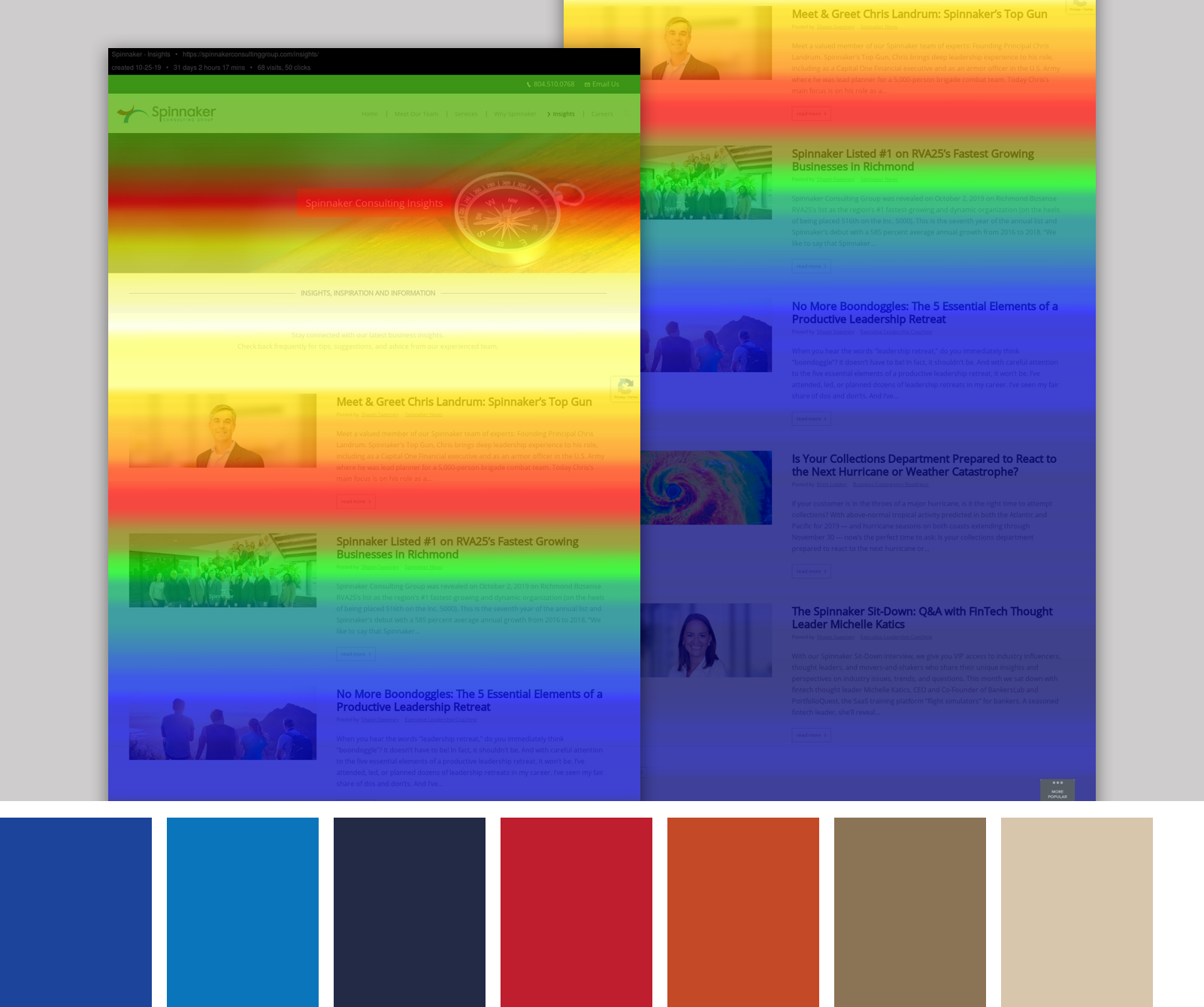 Spinnaker Heatmap & Color Palette