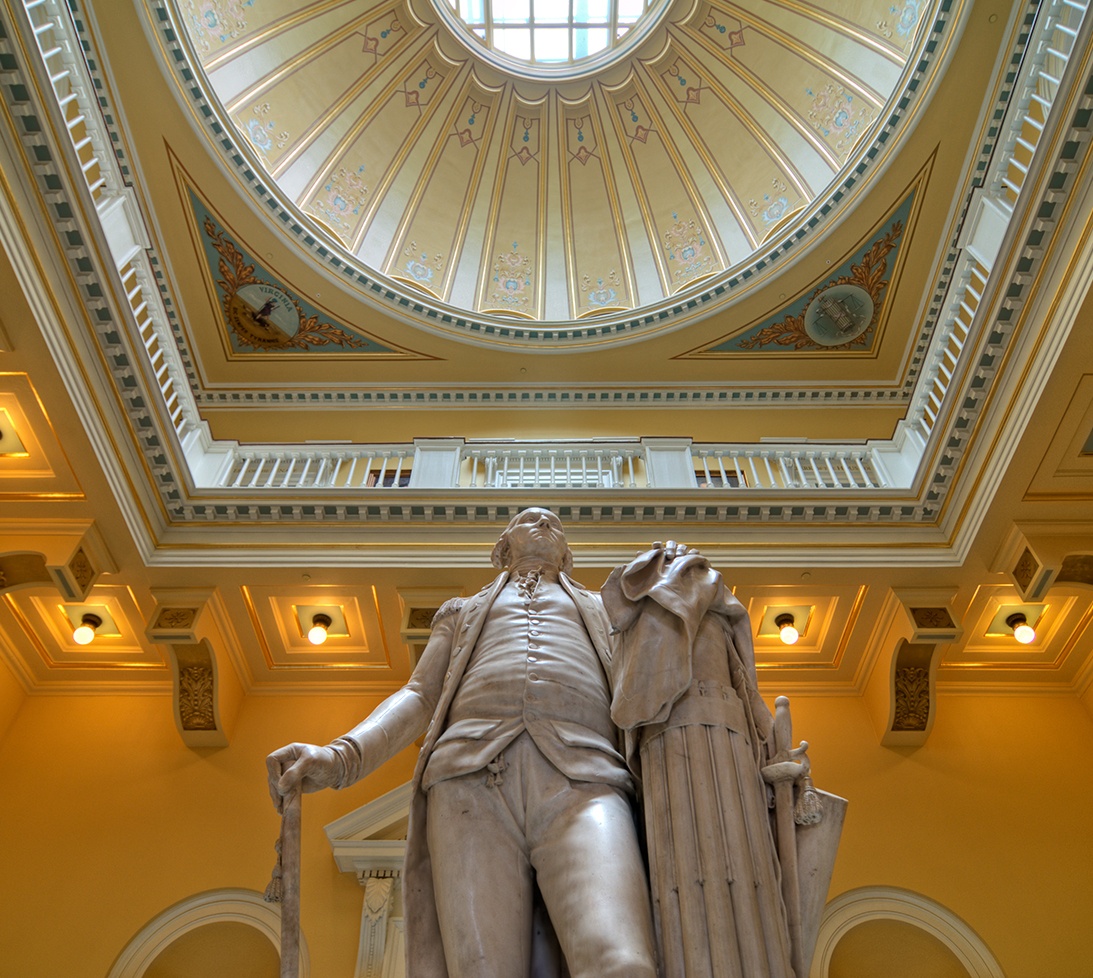 Photo inside the State Capitol building, Richmond, Virginia